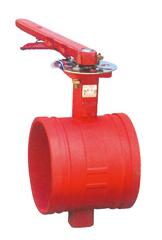 WGLX-16軟密封溝槽式手柄蝶閥